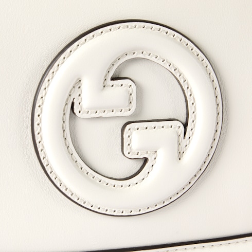 Gucci Gucci Blondie medium top handle bag white leather