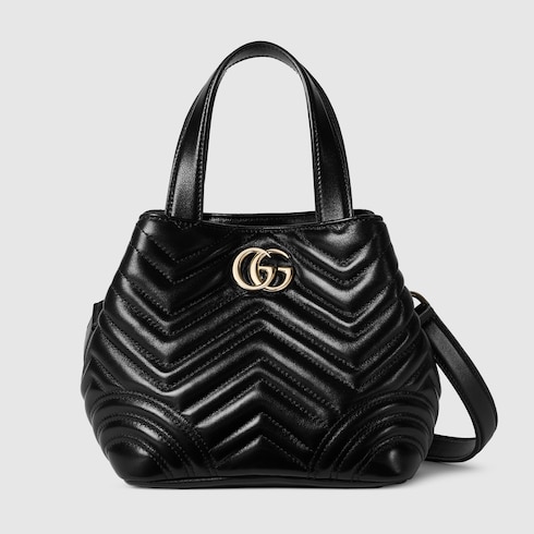 Gucci Betty small tote bag black leather Style ‎847386 AAFA1 1000