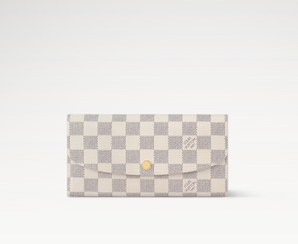 LOUIS VUITTON Emilie Wallet N41625 Damier Azur Canvas