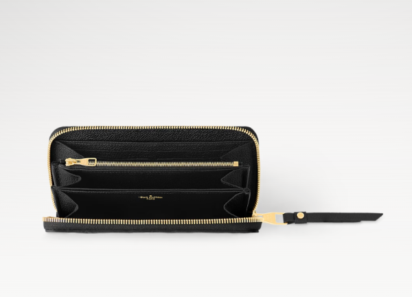 LOUIS VUITTON Zippy Wallet M61864 Black
