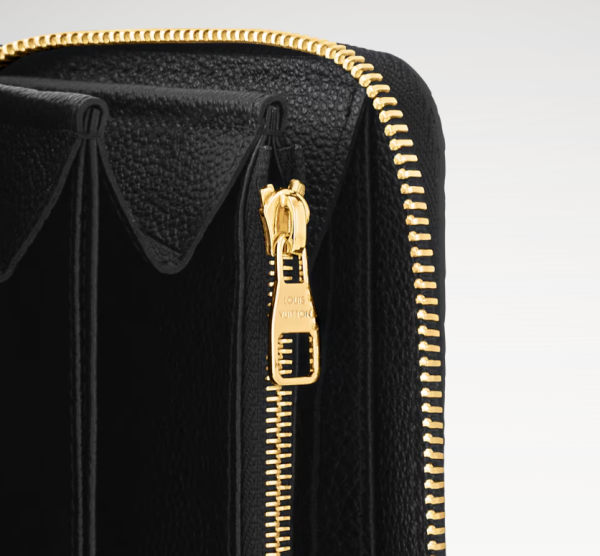 LOUIS VUITTON Zippy Wallet M61864 Black