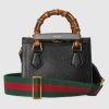 Gucci Diana small tote bag black leather Style ‎702732 U3ZDT 1073