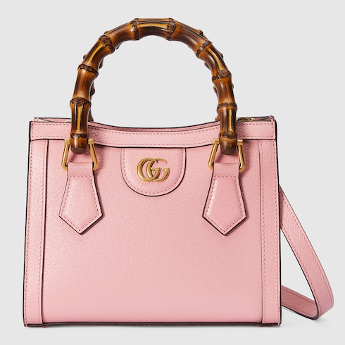 Gucci Diana small tote bag pink leather Style ‎702732 U3ZDT 5479