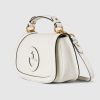 Gucci Gucci Blondie medium top handle bag white leather