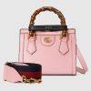 Gucci Diana small tote bag pink leather Style ‎702732 U3ZDT 5479