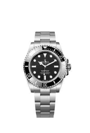 Rolex Submariner Black Dial Stainless Steel Men's Watch 124060-0001
