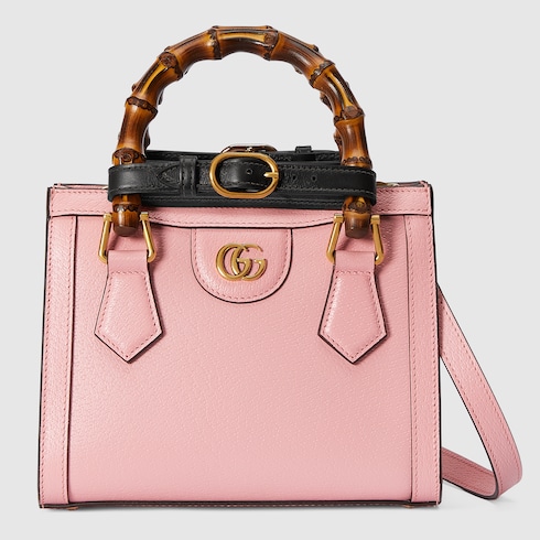 Gucci Diana small tote bag pink leather Style ‎702732 U3ZDT 5479