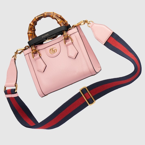 Gucci Diana small tote bag pink leather Style ‎702732 U3ZDT 5479
