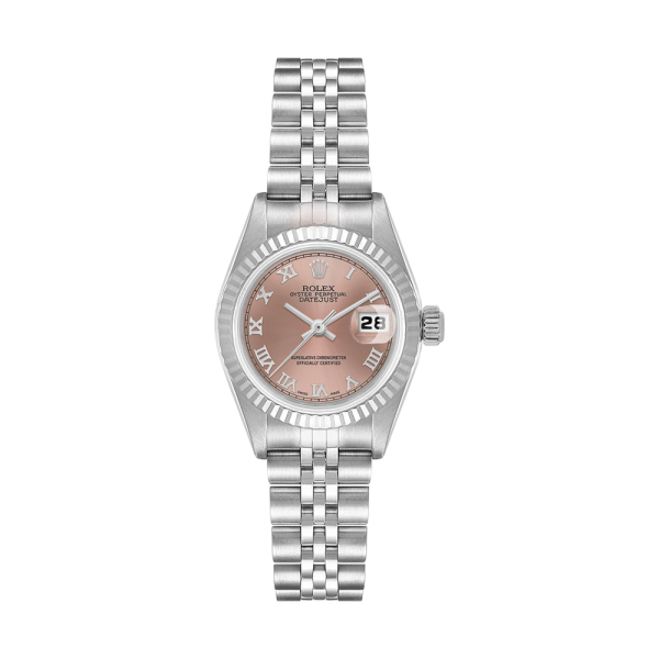 Rolex Lady-Datejust 26 Pink Roman Dial Women's Watch 79174