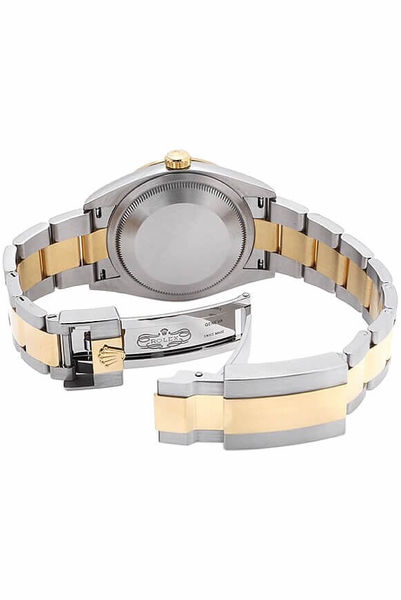 Rolex Explorer Yellow Gold & Steel Midsize Luxury Watch 124273-0001