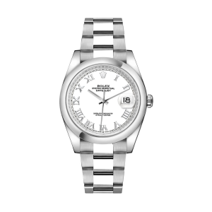 2c1206e3-5de3-49f8-a3b3-ce9a2721681c Rolex Datejust 36 White Dial Roman Numerals Watch 126200-0008