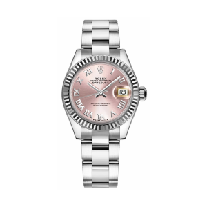 Rolex Lady-Datejust 28 Pink Roman Numeral Dial Women's Watch 279174-0018