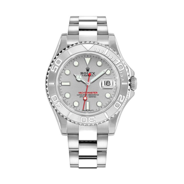 Rolex Yacht-Master 40 Silver Dial Chronometer Men's Watch 16622