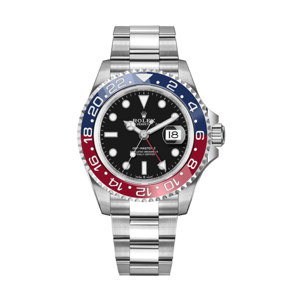 Rolex GMT-Master II Pepsi Oystersteel Men's Luxury Watch 126710BLRO-0002
