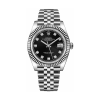 Rolex Datejust 41 Black Diamond Men's Watch 126334-0012