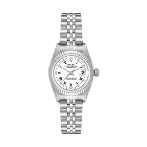 Rolex Lady-Datejust 26 White Roman Numeral Dial Women's Watch 69174