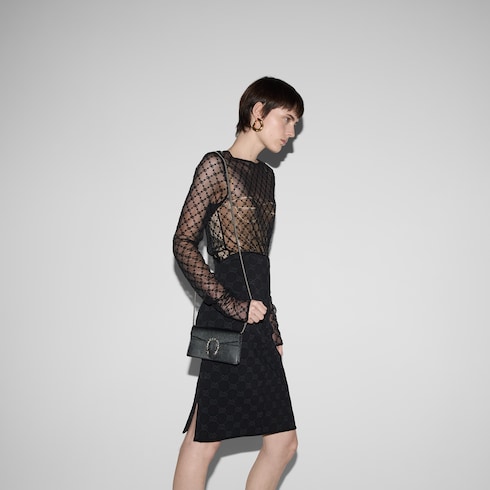 Dionysus mini bag black leather