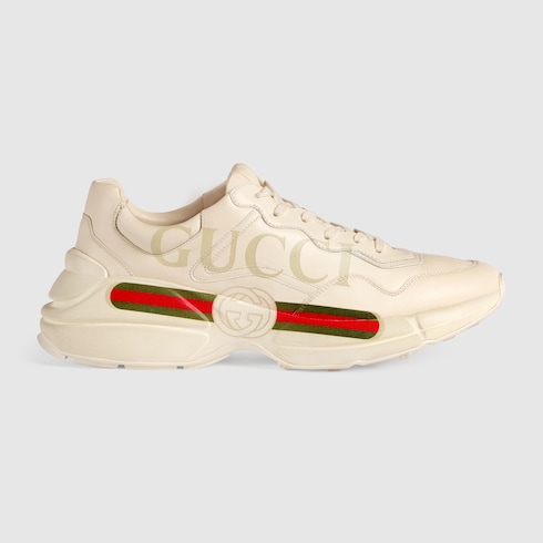 Men's Rhyton trainer with Gucci logo
