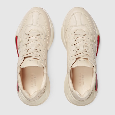 Men's Rhyton trainer with Gucci logo