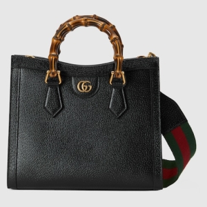 Gucci Diana medium tote bag black leather