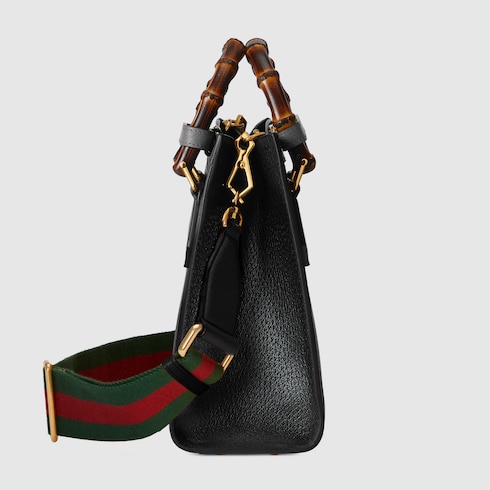 Gucci Diana medium tote bag black leather