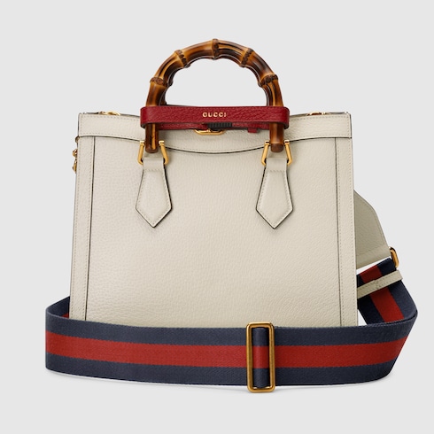 Gucci Diana medium tote bag white leather