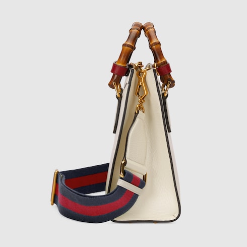 Gucci Diana medium tote bag white leather