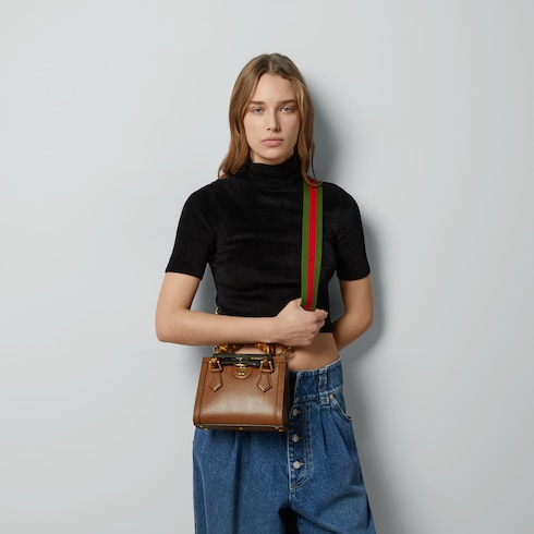 Gucci Diana small tote bag cuir leather