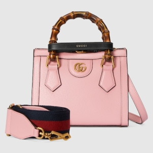 Gucci Diana small tote bag pink leather