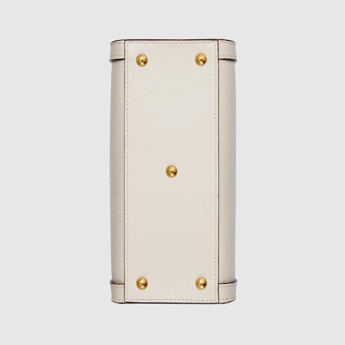 Gucci Diana small tote bag white leather