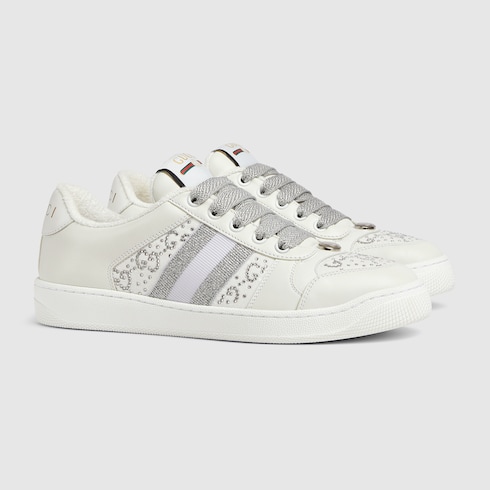 Women's GGcrystal Screener sneaker