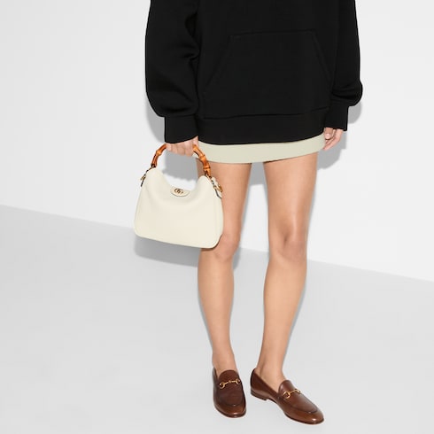 Gucci Diana small shoulder bag white leather