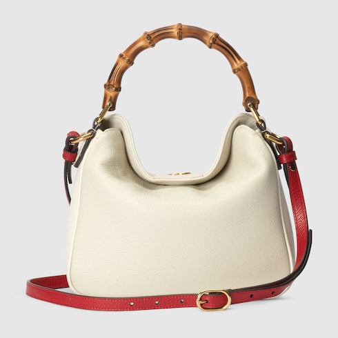 Gucci Diana small shoulder bag white leather