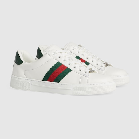 Women's Gucci Ace trainer with Web 757943 AACAG 9055