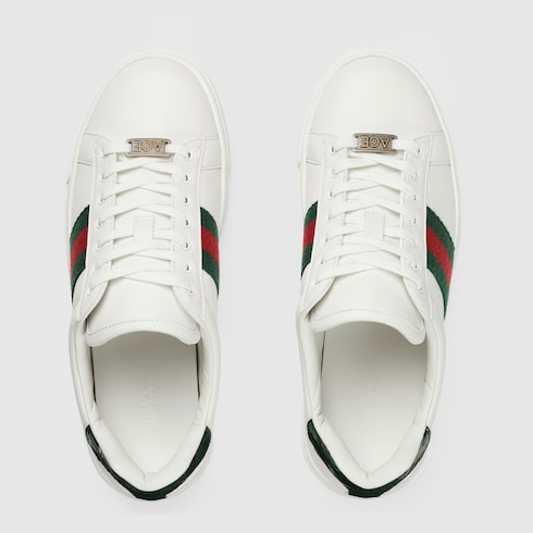 Women's Gucci Ace trainer with Web 757943 AACAG 9055