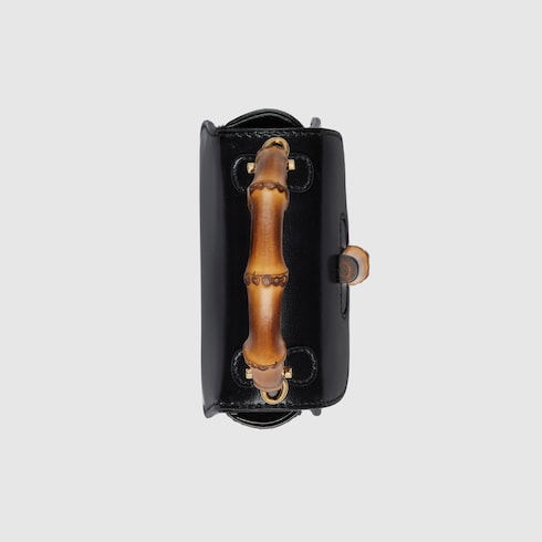 Gucci Bamboo 1947 nano bag black leather