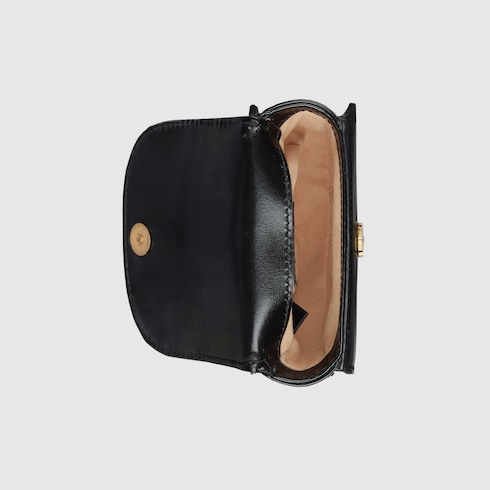Gucci Bamboo 1947 nano bag black leather