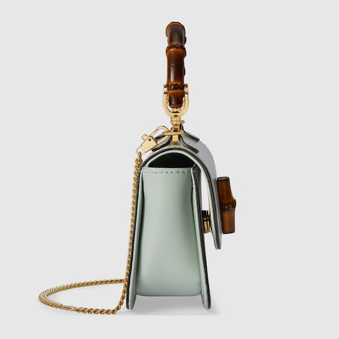 Gucci Bamboo 1947 nano bag pale green leather