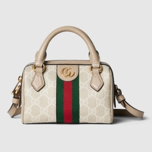Ophidia mini boston bag beige and oatmeal Supreme