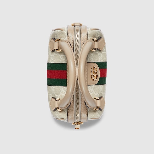 Ophidia mini boston bag beige and oatmeal Supreme