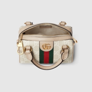 Ophidia mini boston bag beige and oatmeal Supreme