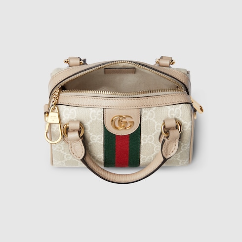 Ophidia mini boston bag beige and oatmeal Supreme