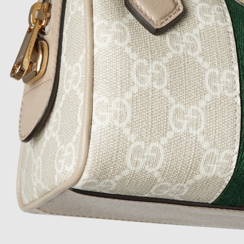 Ophidia mini boston bag beige and oatmeal Supreme