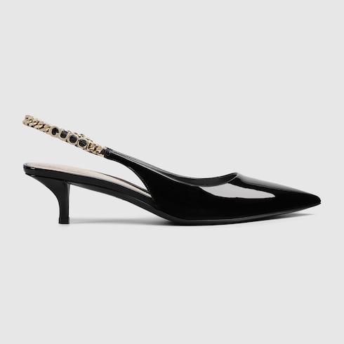 Gucci Signoria slingback pump black