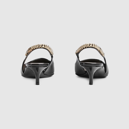 Gucci Signoria slingback pump black