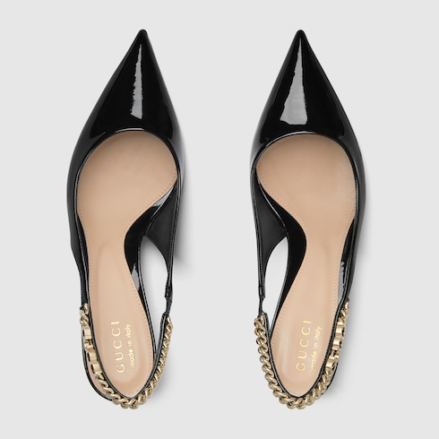 Gucci Signoria slingback pump black