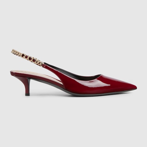 Gucci Signoria slingback pump Rosso