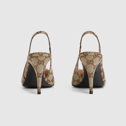 Women's slingback pump with Horsebit