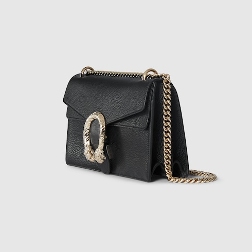 Dionysus medium shoulder bag black leather