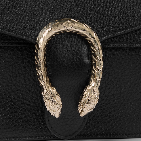 Dionysus medium shoulder bag black leather